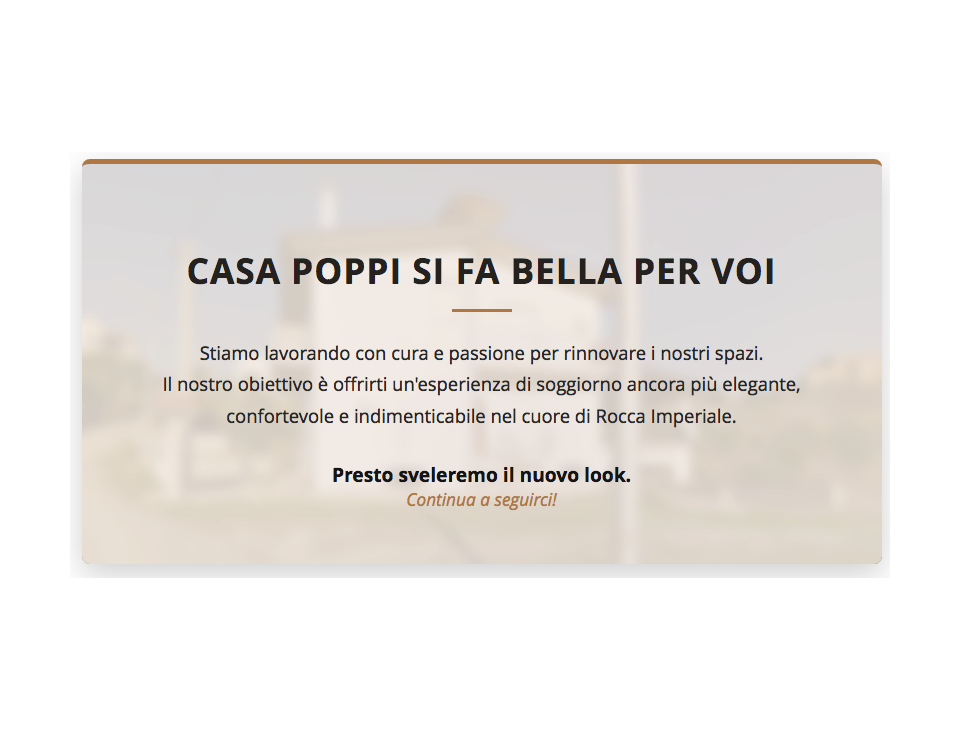Appartamento Primo Piano